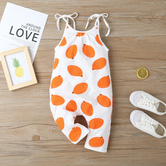 Children's Clothing Ins Girls One-Piece Overalls Summer New Korean Casual Children