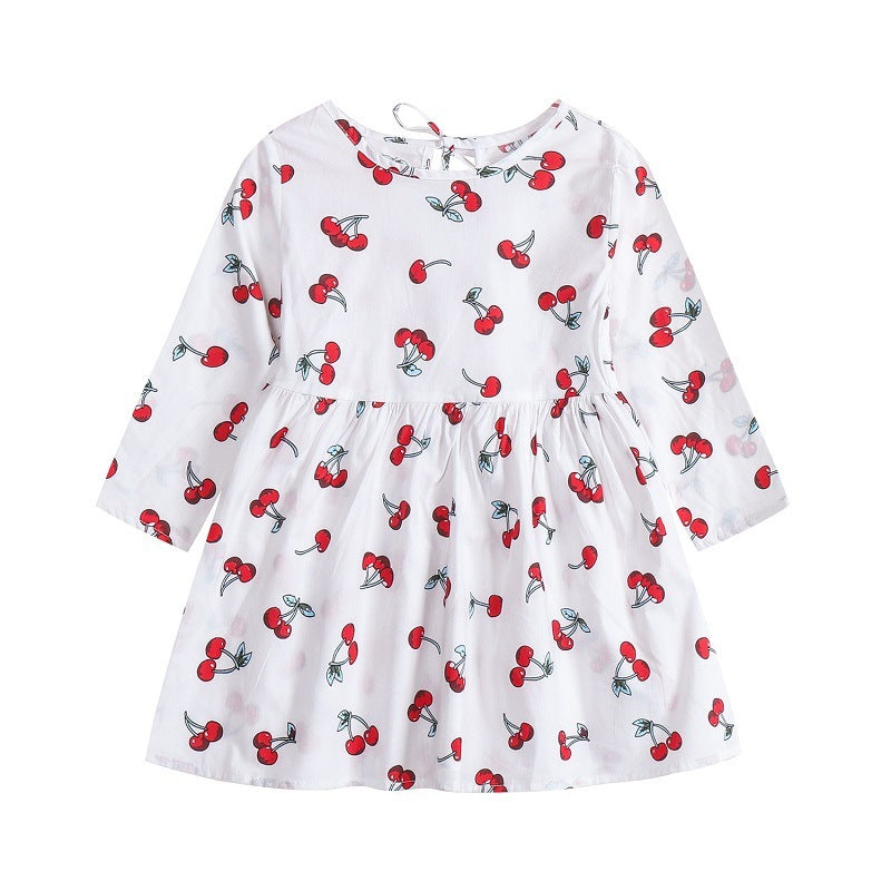 Korean Style Floral Princess Dress Children's Clothing